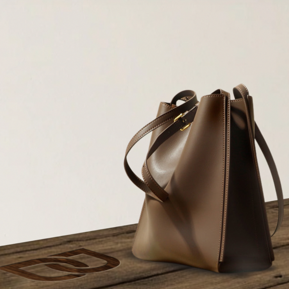 BERK | Retro Tragetasche aus echtem Leder