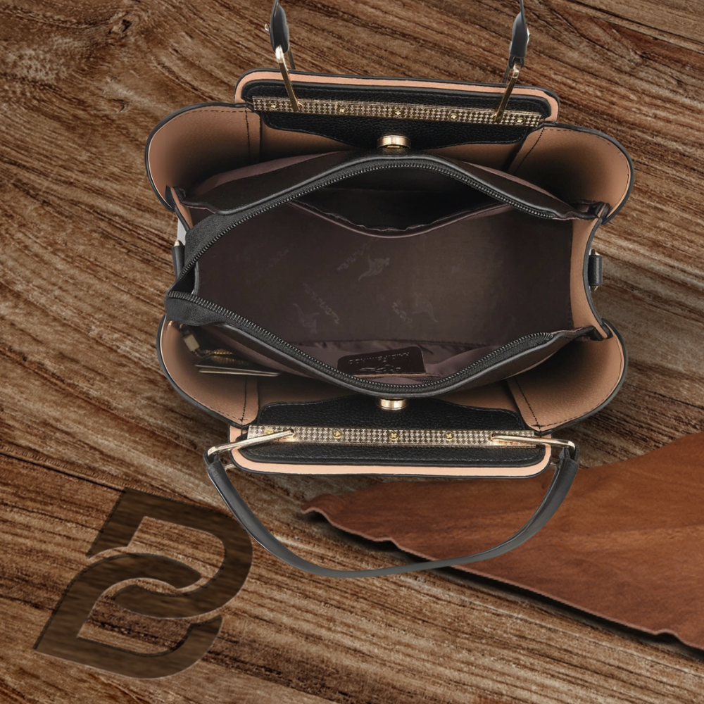BERK | Elegante Premium Lederhandtasche