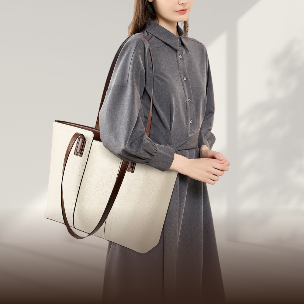 BERK | Shopper Ledertasche mit großem Fassungsvermögen