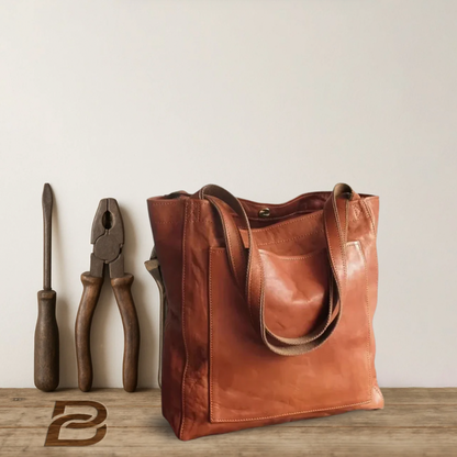 Vintage Leder Tote Bag - Meine letzte Kollektion