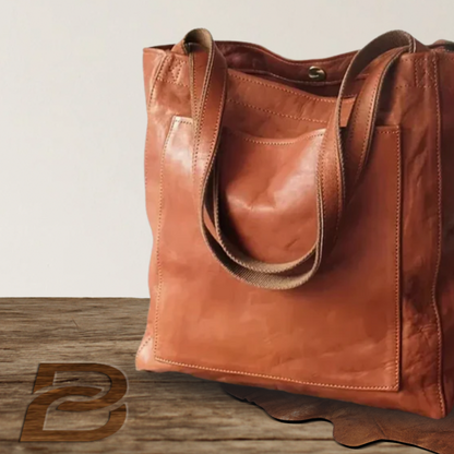 Vintage Leder Tote Bag - Meine letzte Kollektion