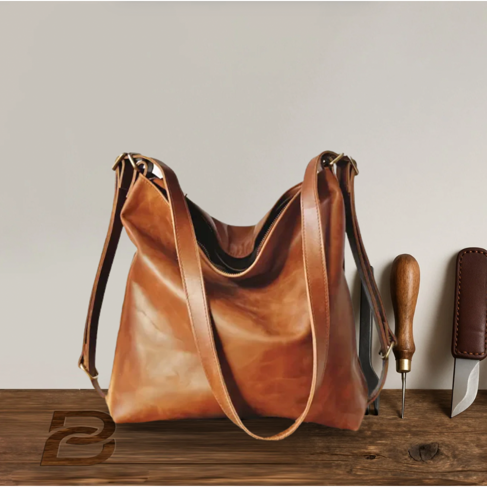 Vintage-Ledertasche - Meine letzte Kollektion