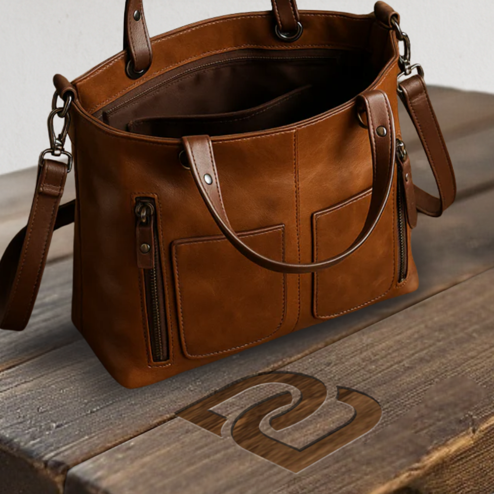 Vintage Leder Umhängetasche - Meine letzte Kollektion