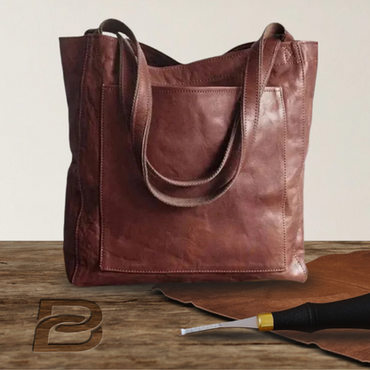 Vintage Leder Tote Bag - Meine letzte Kollektion