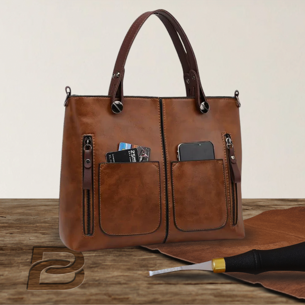 Vintage Leder Umhängetasche - Meine letzte Kollektion