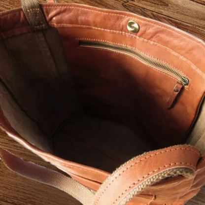 Vintage Leder Tote Bag - Meine letzte Kollektion