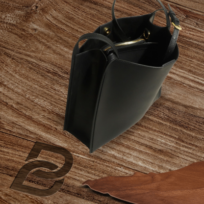 BERK | Retro Tragetasche aus echtem Leder