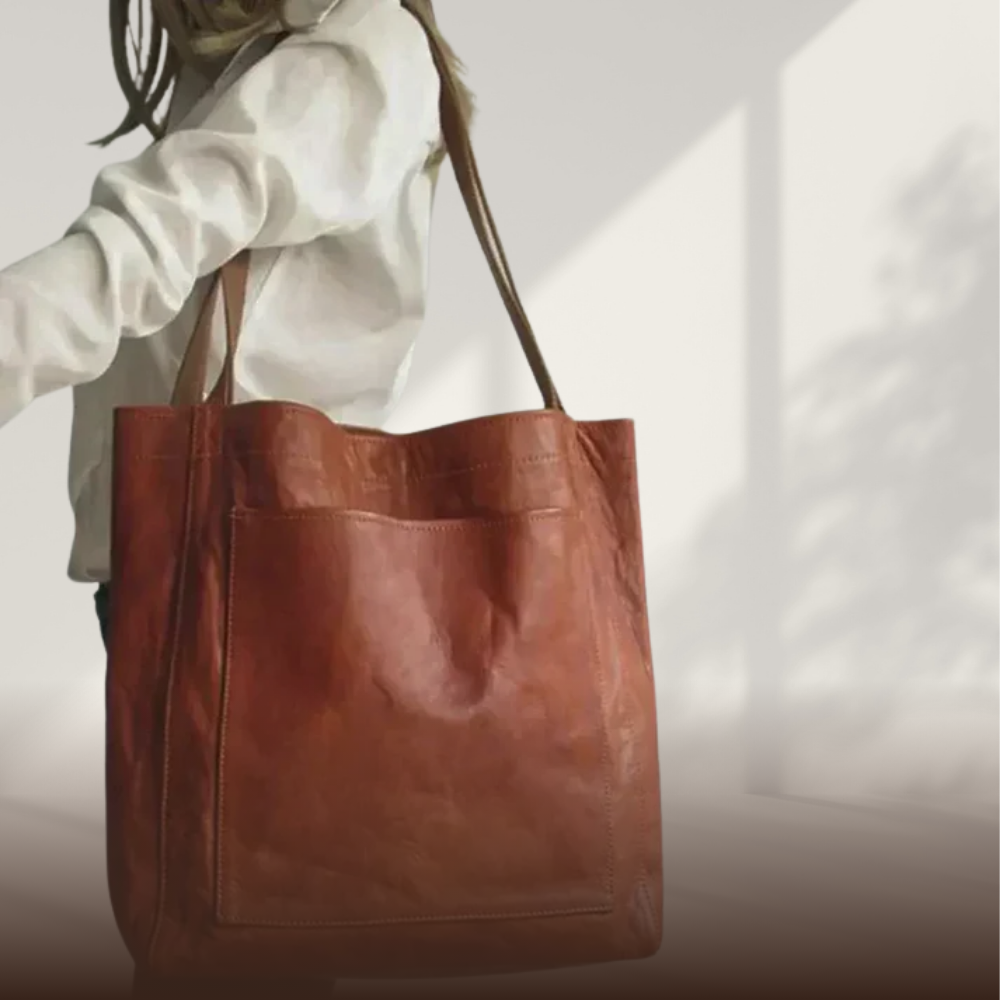 Vintage Leder Tote Bag - Meine letzte Kollektion