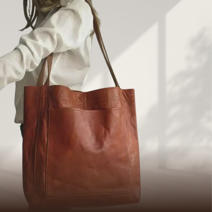 Vintage Leder Tote Bag - Meine letzte Kollektion
