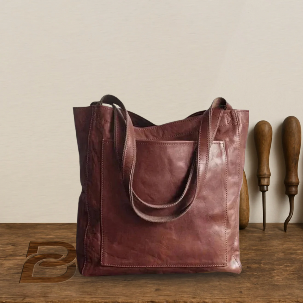 Vintage Leder Tote Bag - Meine letzte Kollektion